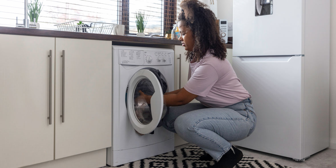 Using a washing machine