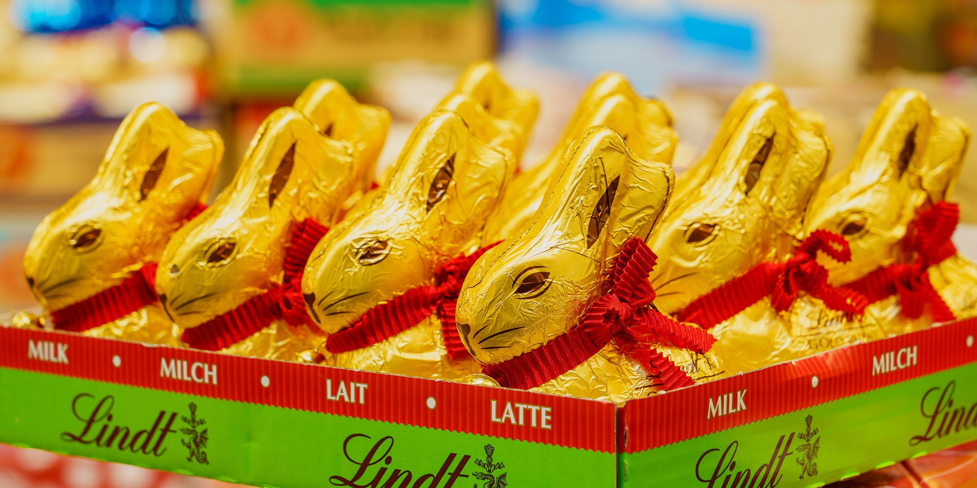 Lindt chocolate bunnies
