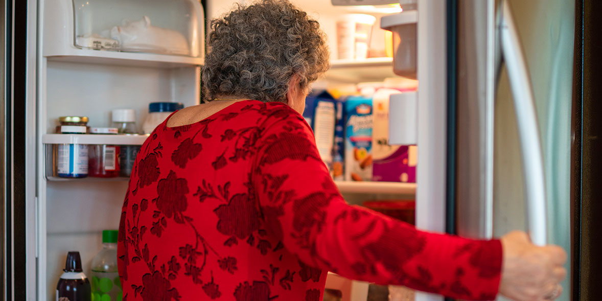Using a fridge freezer