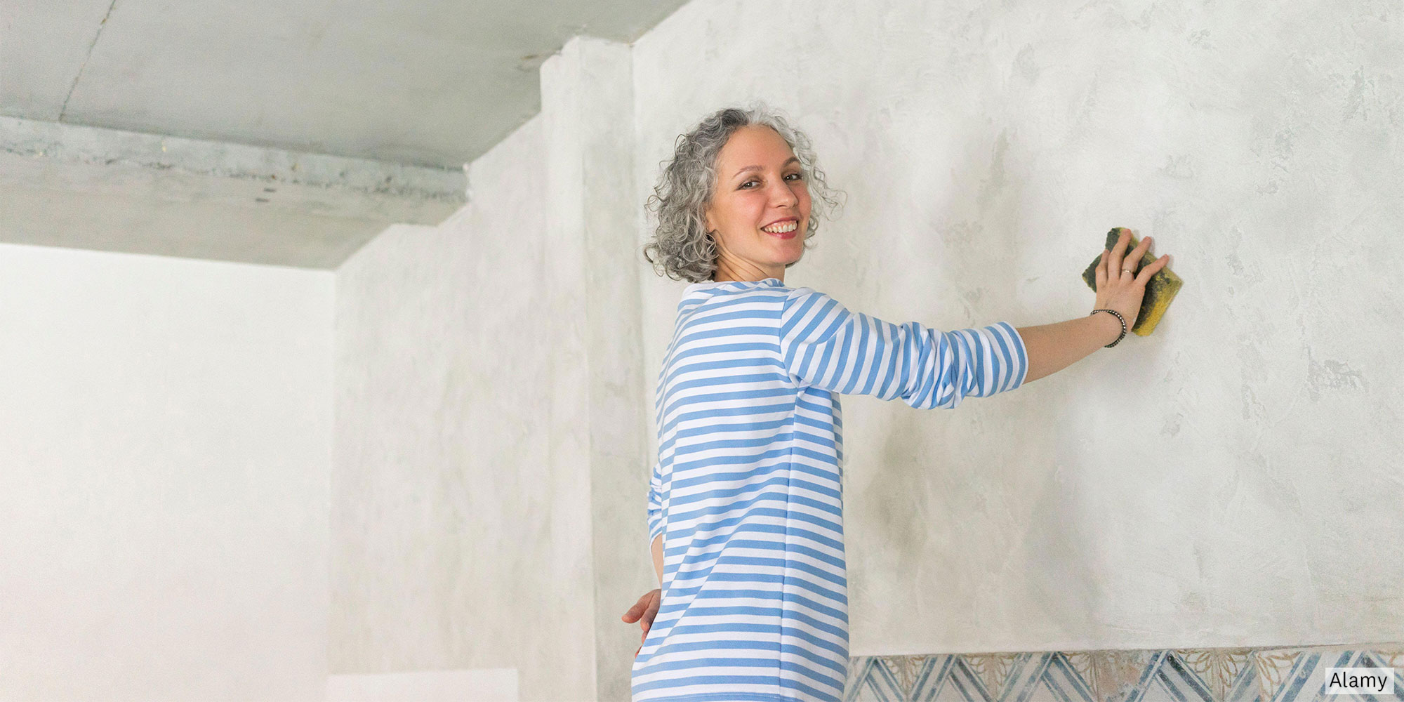Cleaning a wall