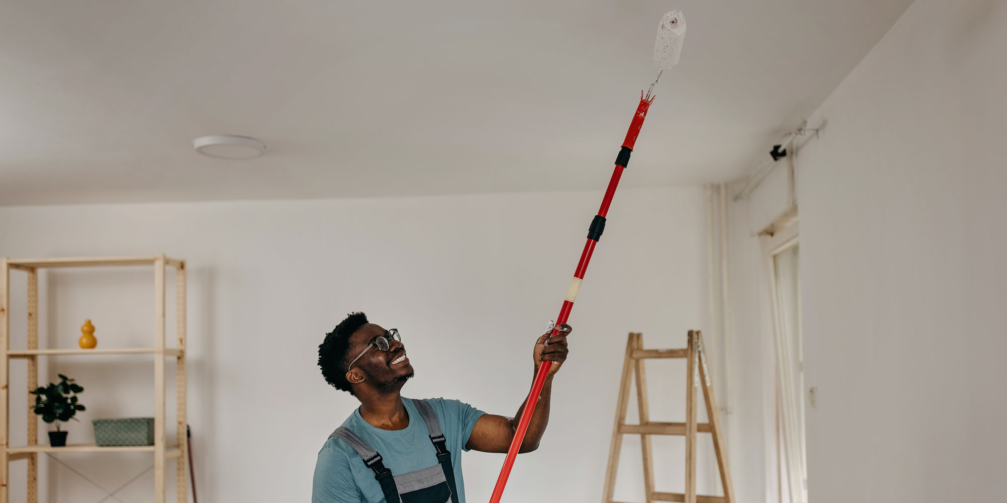 Painting a ceiling