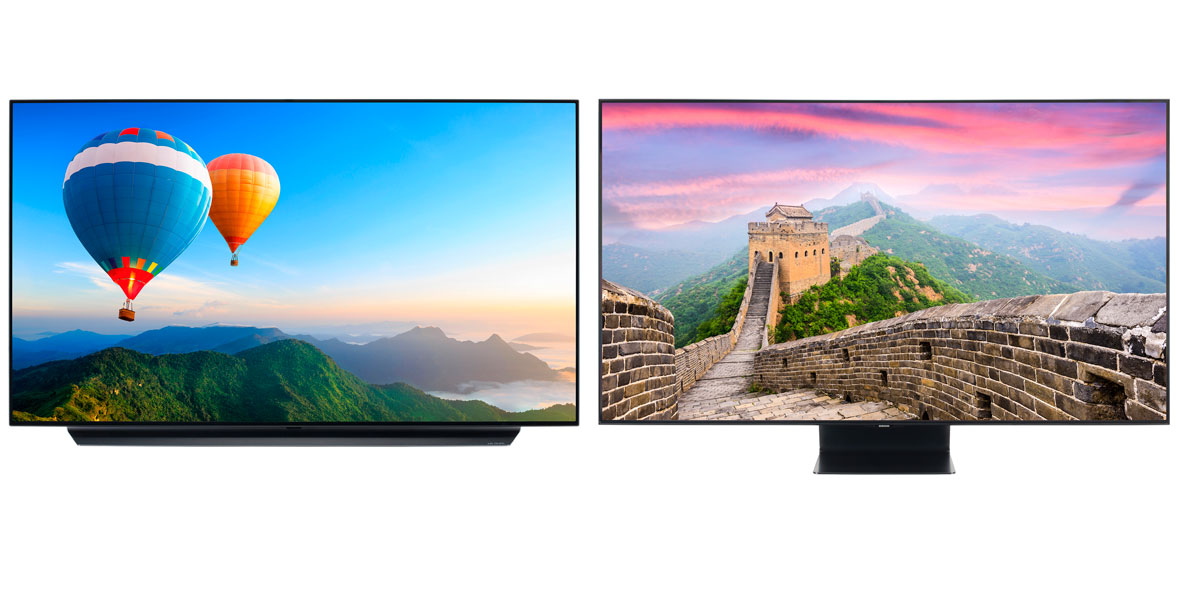 samsung vs lg tv OLED and QLED