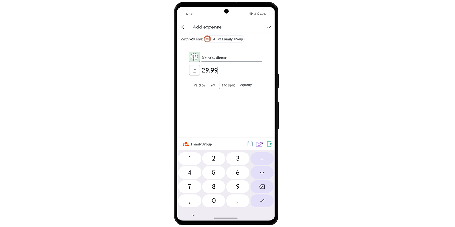 SplitWise app