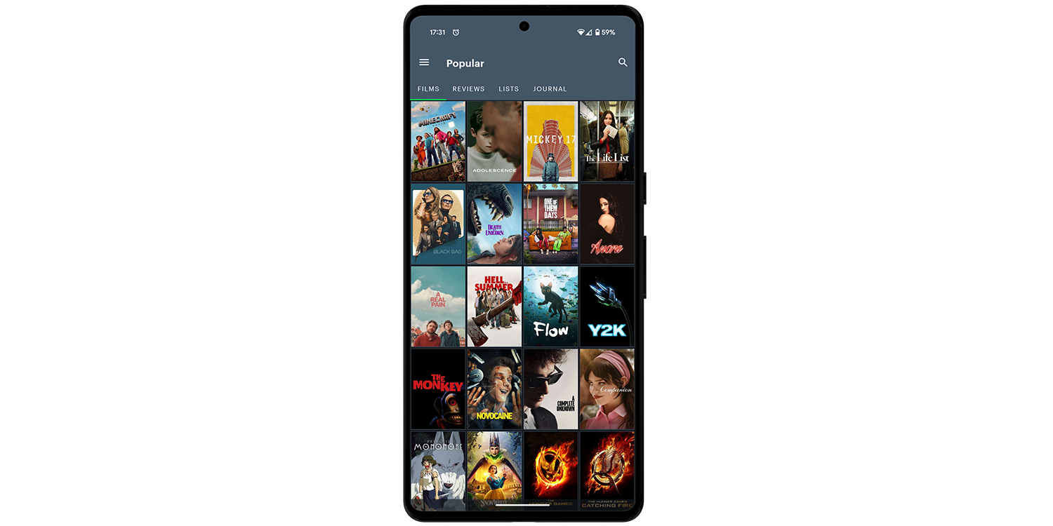Letterboxd app