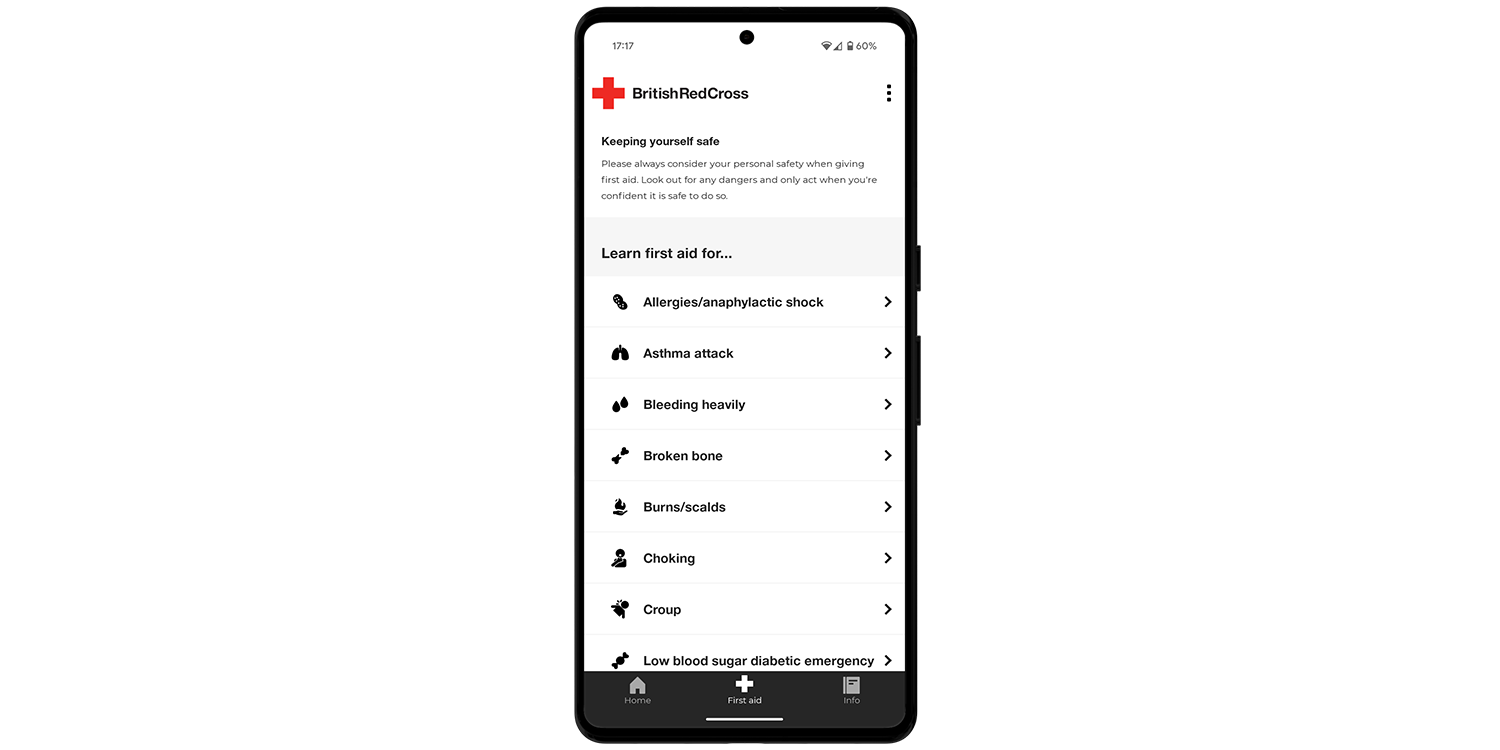 British Red Cross app